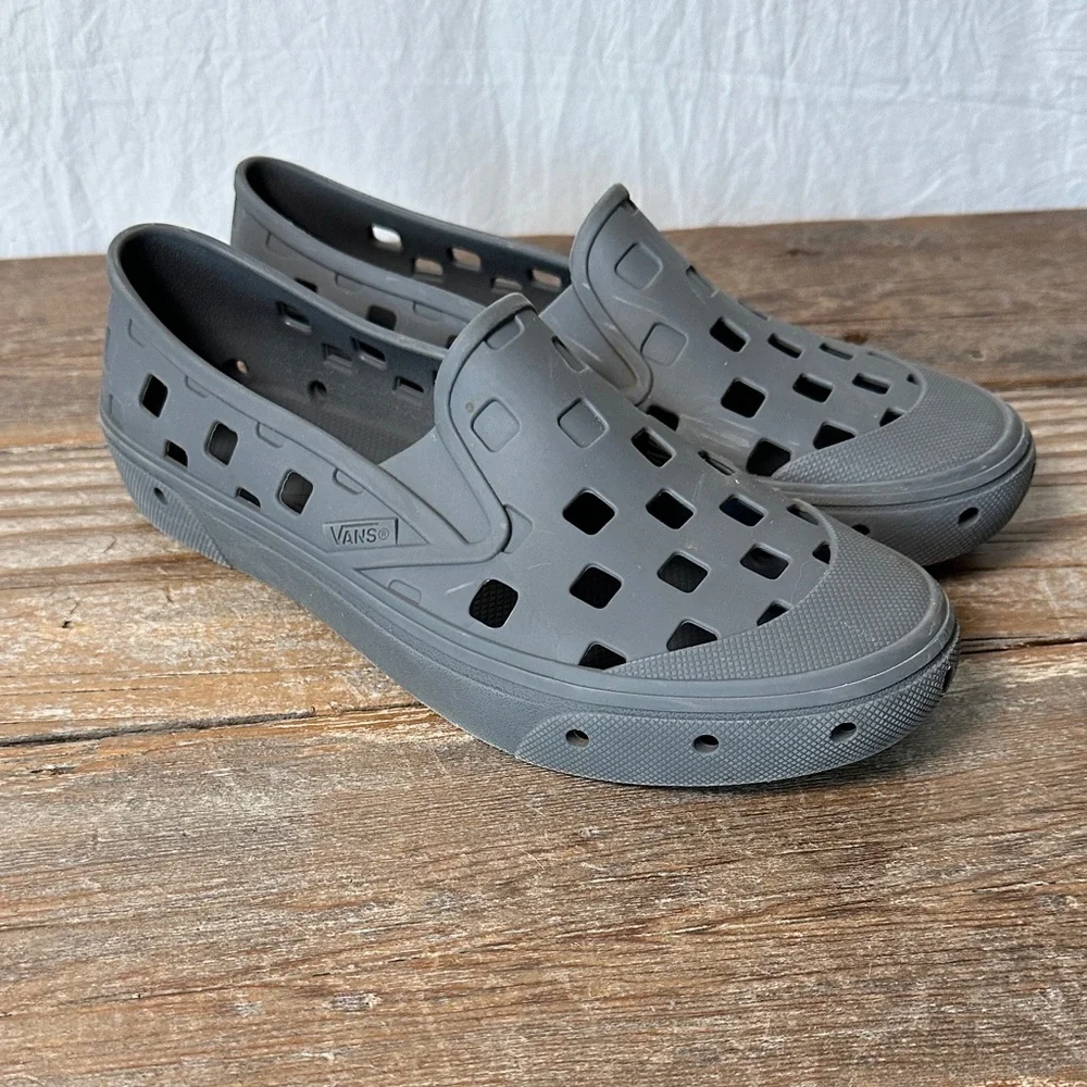 Vans | Shoes | Vans Grey Perforated Slipon Water Shoes  display picture 2